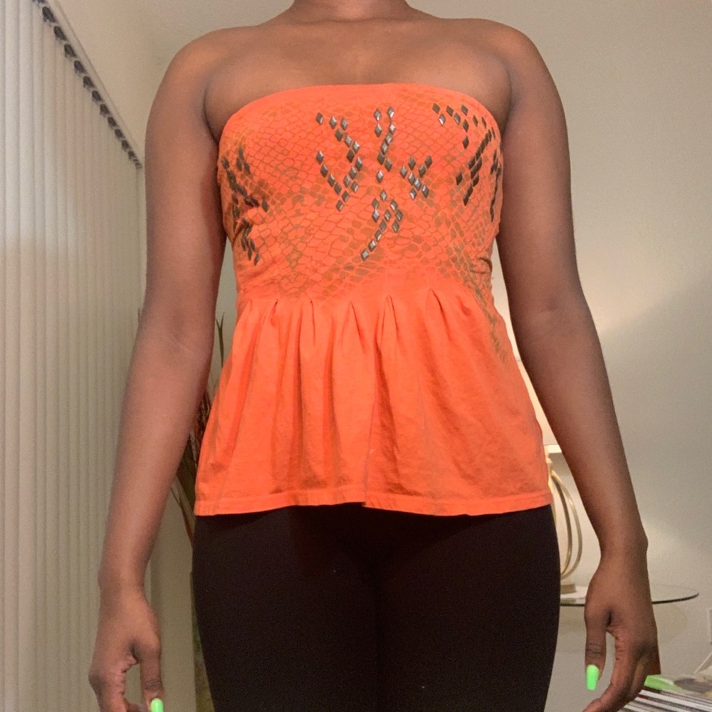 💚GUESS Orange Top